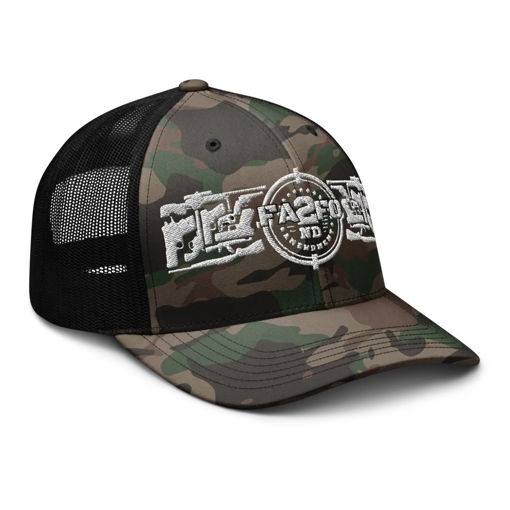 FA2FO 2nd Amendment Camo Trucker Hat product image (8)