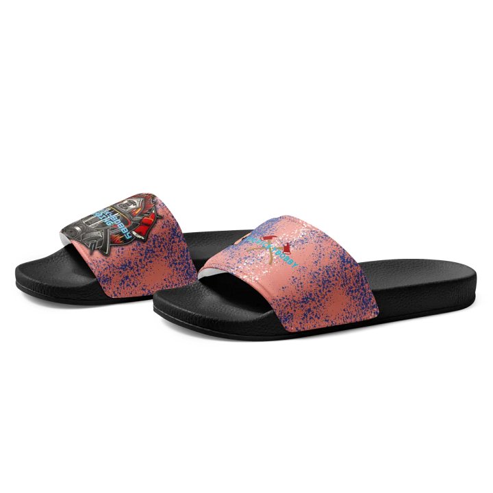 Brave Firefighter Emblem Women's Slides product image (1)