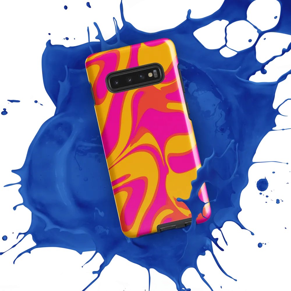 Pink and Yellow Psychedelic Swirls Samsung® Tough Case product image (52)