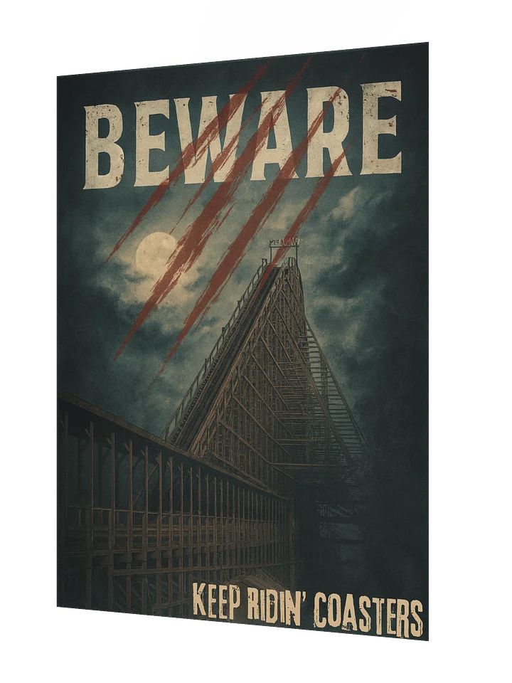 Beware of the Beast - Keep Ridin' Coasters | 18x24" product image (2)