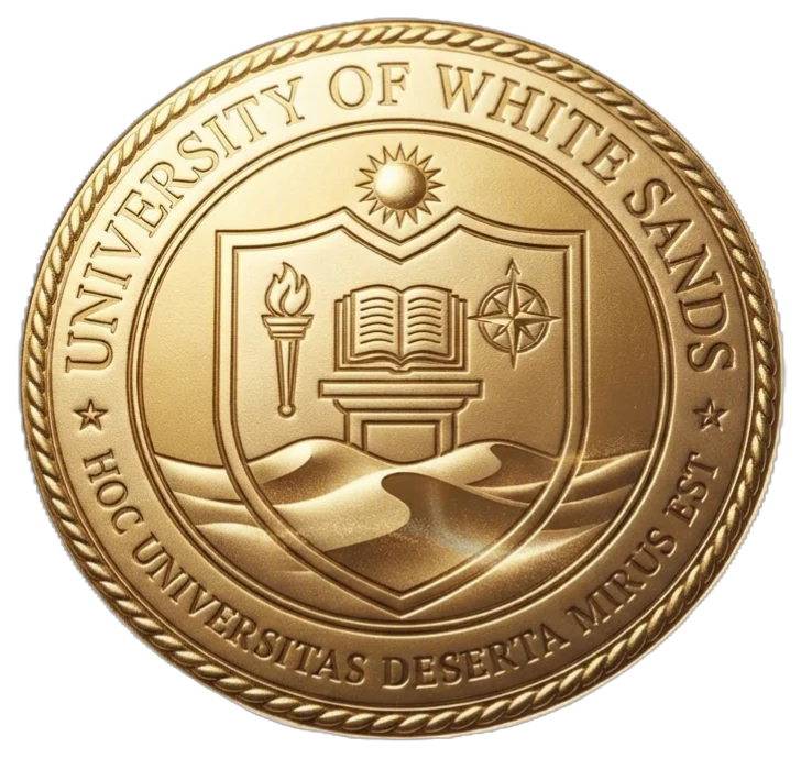 University of White Sands degree parchment product image (3)