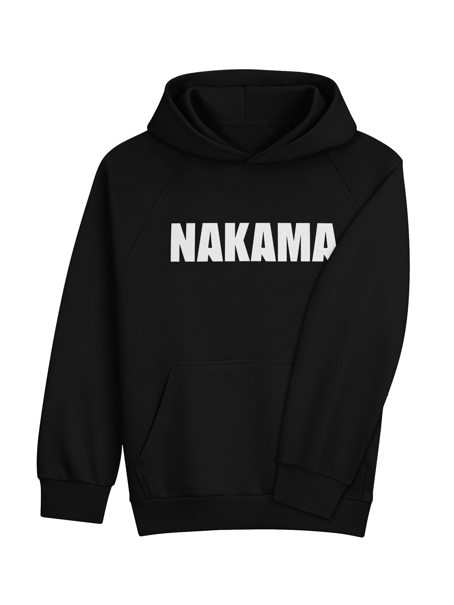 NAKAMA Wordmark Heavy Hoodie (white/black) product image (4)