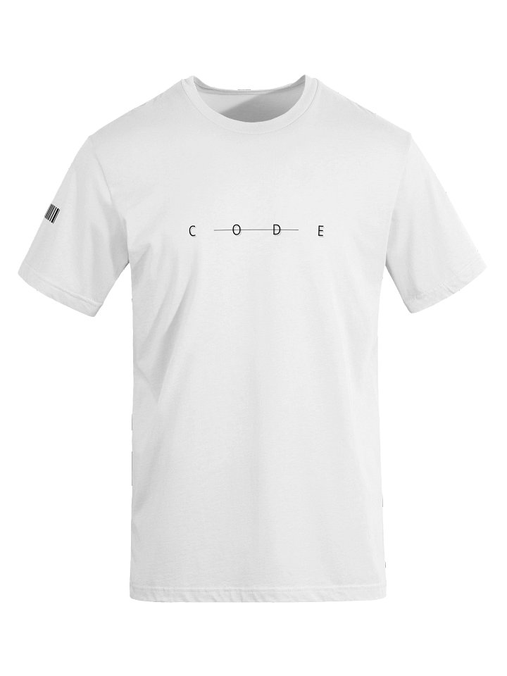 CODE Vibes White T-Shirt product image (1)