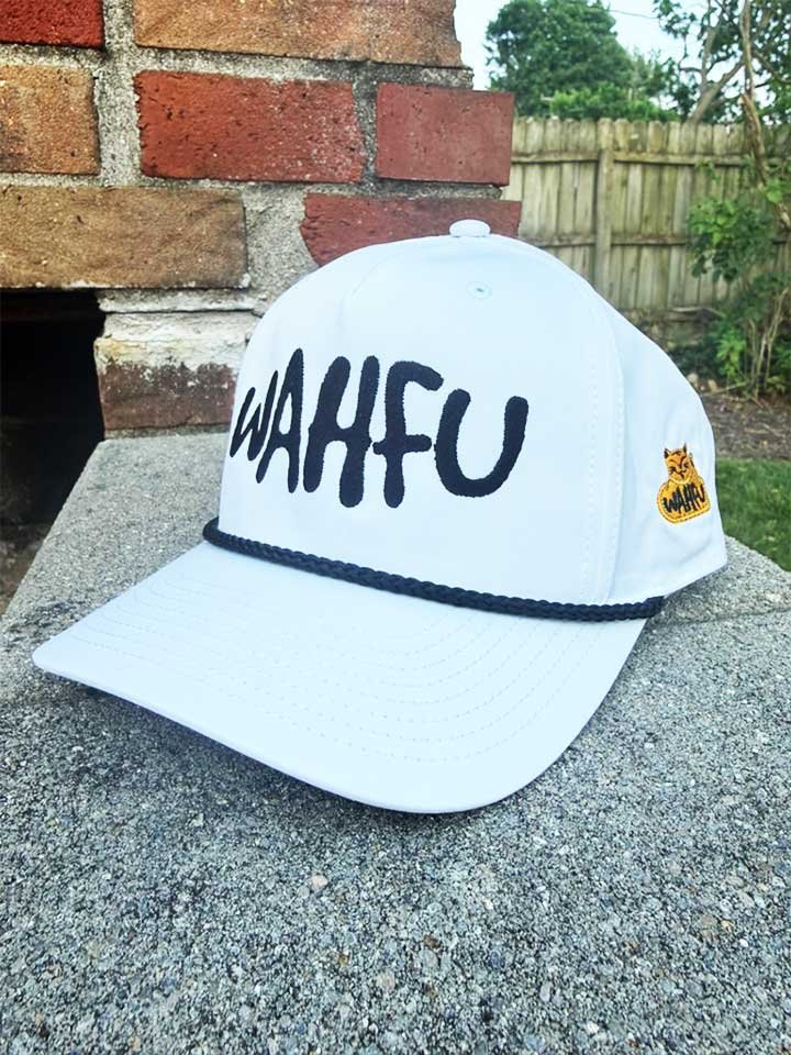WAHFU Embroidered 5-Panel Rope Cap - White product image (3)