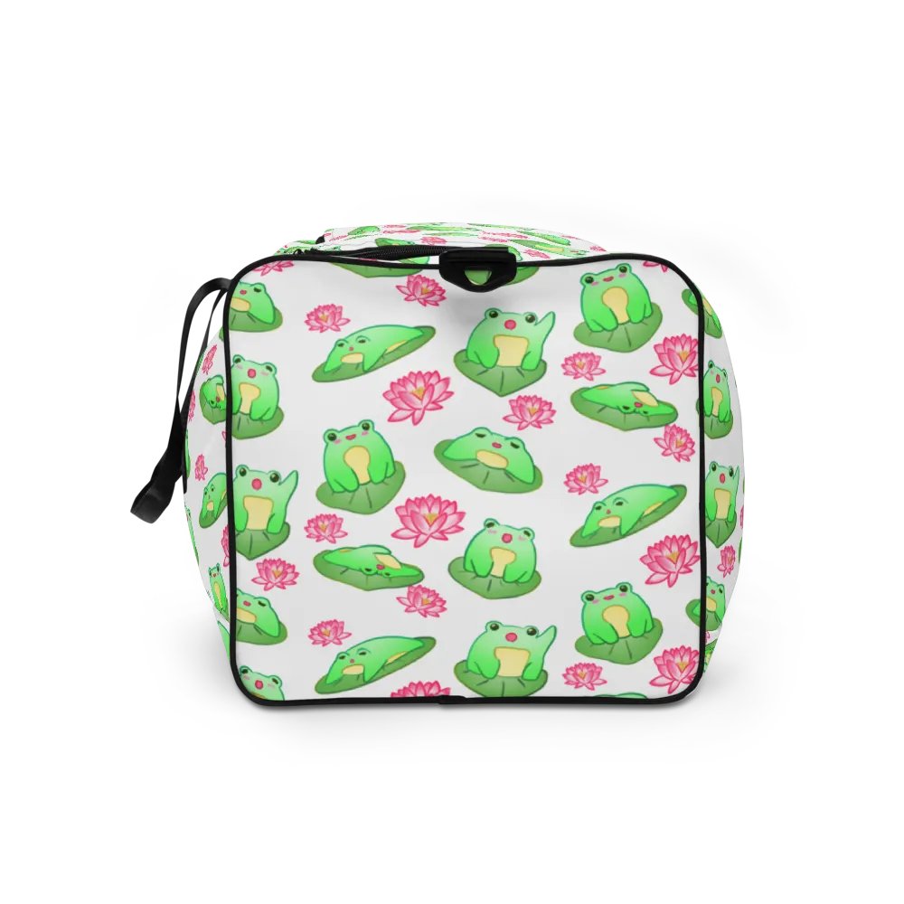 Kawaii Froggie Duffle Bag product image (9)