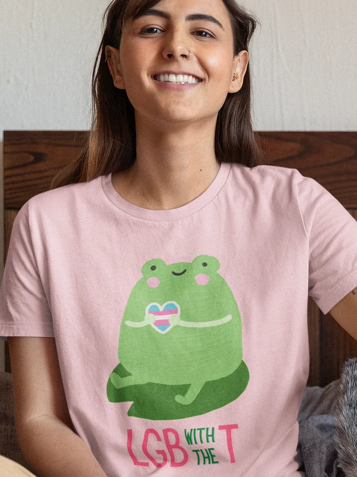 LGB with the T Frog Transgender Pride Tee (Unisex) product image (1)
