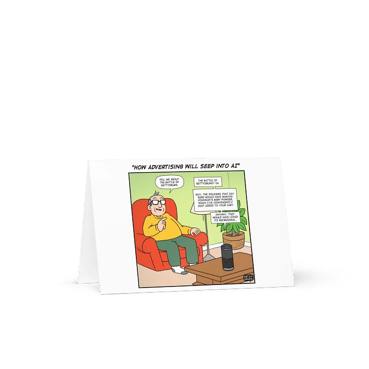 "How advertising will seep into AI" card product image (1)
