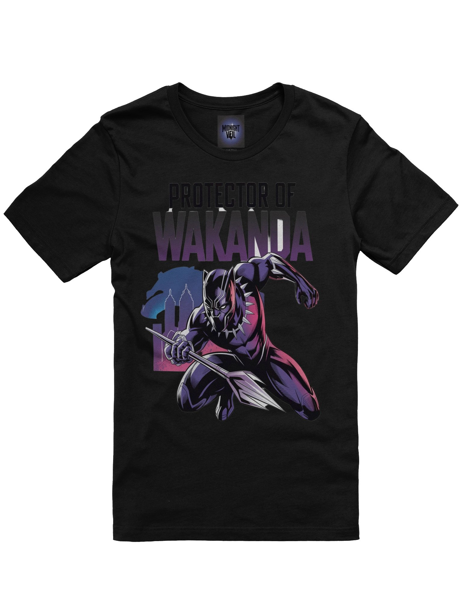 Black Panther Protector of Wakanda Supersoft T-Shirt – Vibranium Leap Legacy product image (3)