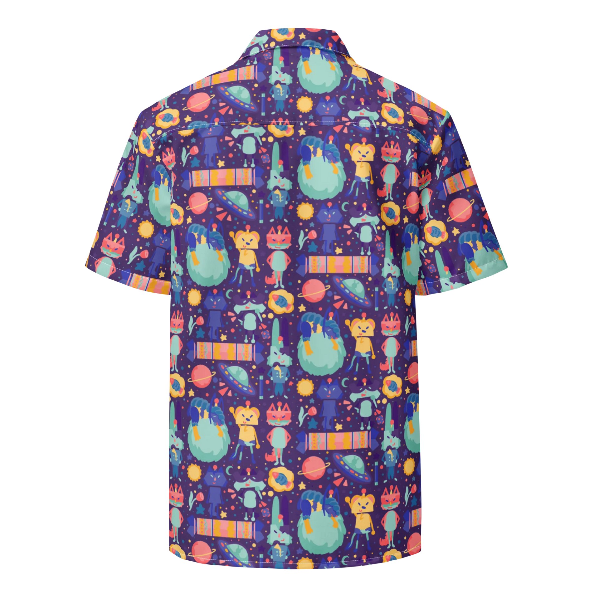 Cozy Cosmos Crew Hawaiian Overshirt product image (2)