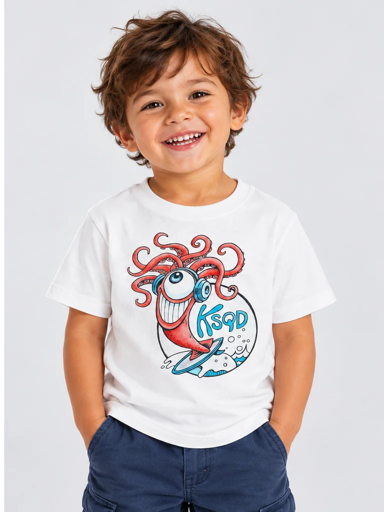 KSQD 2026 Winning Design – Squid & Ocean Toddler T-Shirt product image (4)