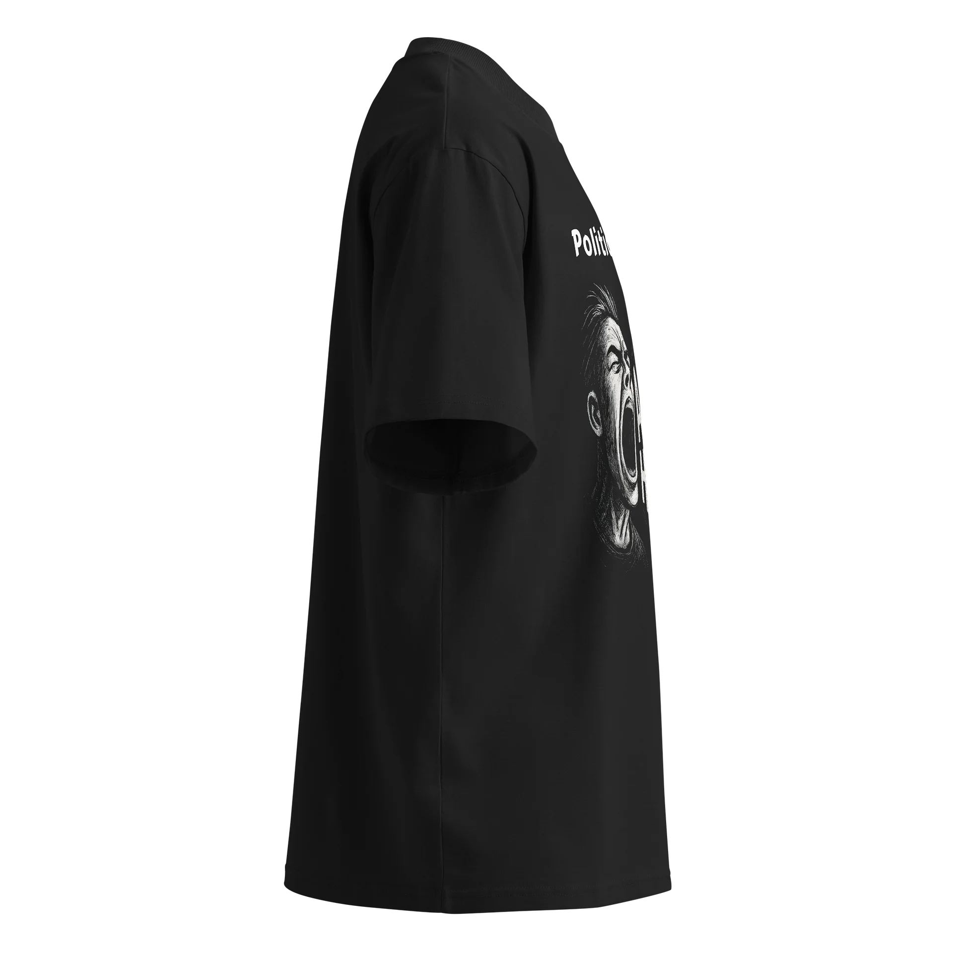 Politics Be Like AAAAHHHH!!! - Funny Meme T-Shirt - Stanley/Stella Unisex Organic Oversized T-Shirt SATU020 product image (7)