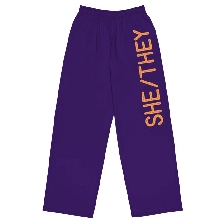 SHE/THEY Pronoun Pants product image (1)