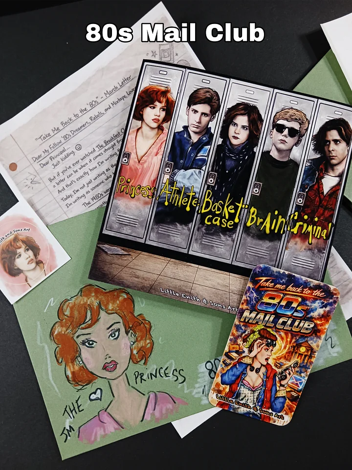 CATCH UP MAIL - 80s Mail Club March Theme product image (1)