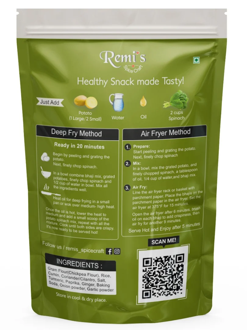 Remi's SpiceCraft Potato Spinach Fritters Mix product image (2)