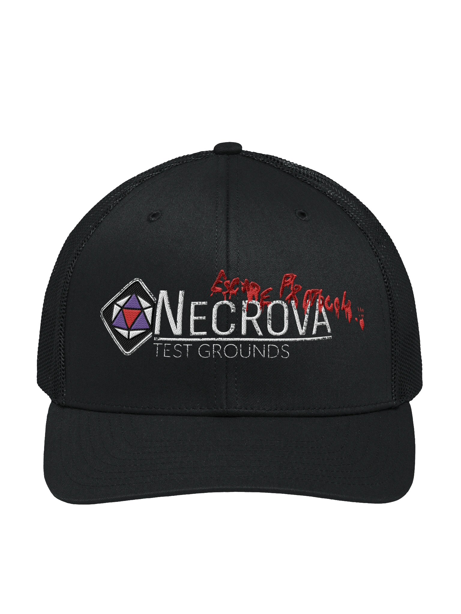 Necrova TestGrounds Ball cap product image (1)