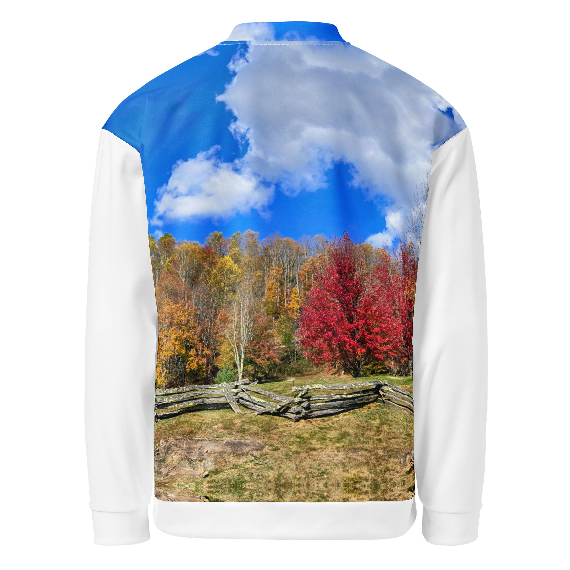 Autumn Skyline All-Over Print Bomber Jacket product image (2)