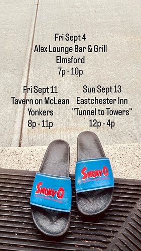 Upcoming in September...
Friday Sept 4
Alex Lounge Bar & Grill
@alexloungebarandgrill2 
Elmsford 
7p - 10p

Friday Sept 11
Ta...