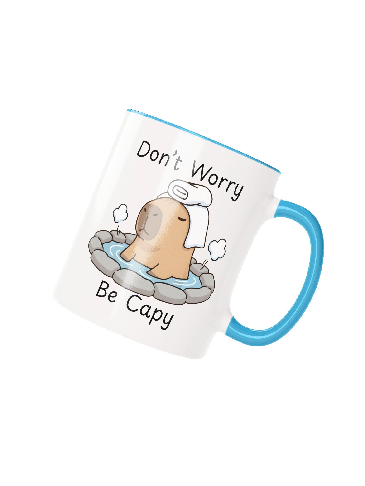 Don't Worry Be Capy Ceramic Mug product image (2)