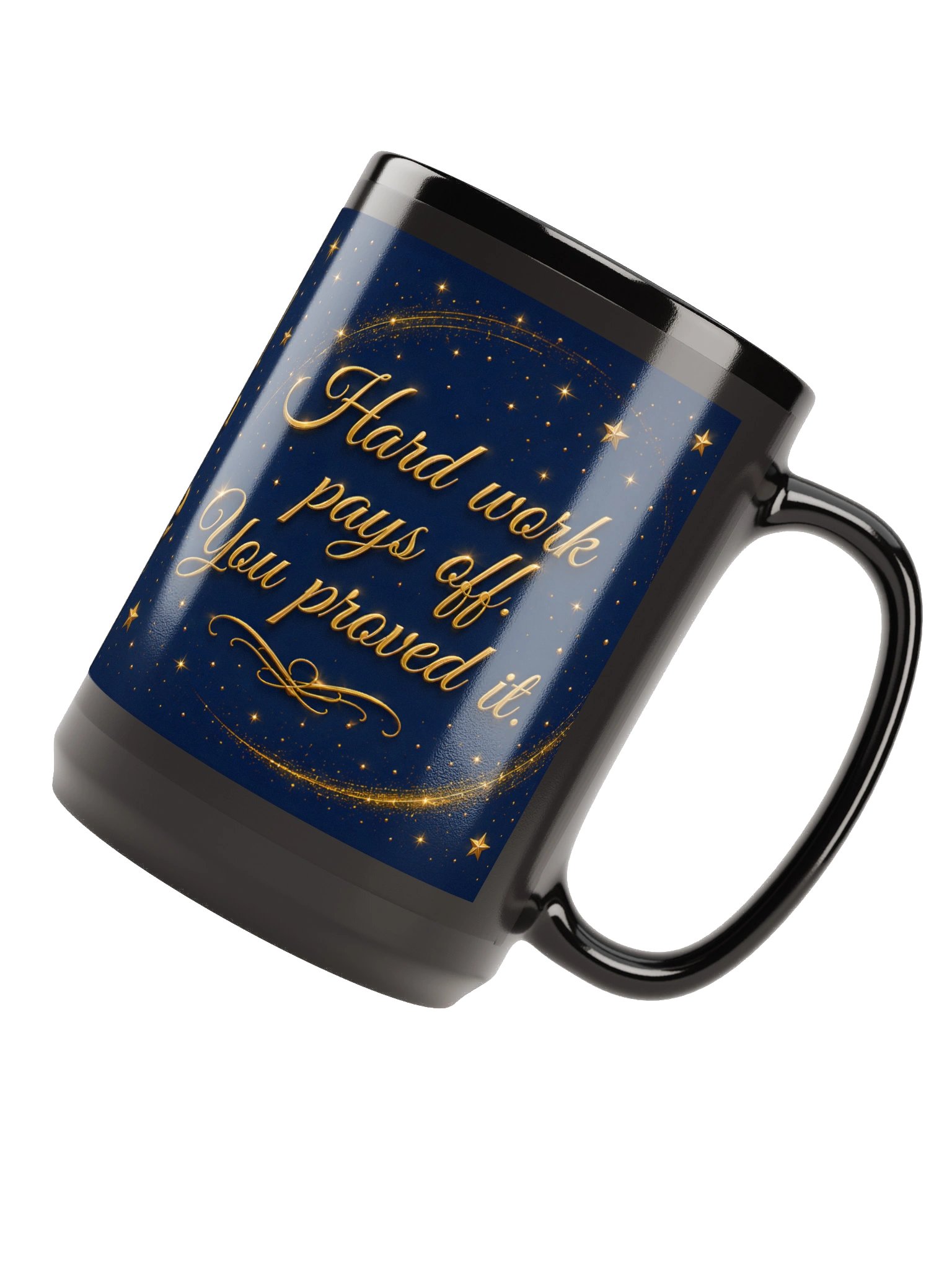 "The Tassel Was Worth the Hassle" Graduation Mug — Navy Wrap product image (6)