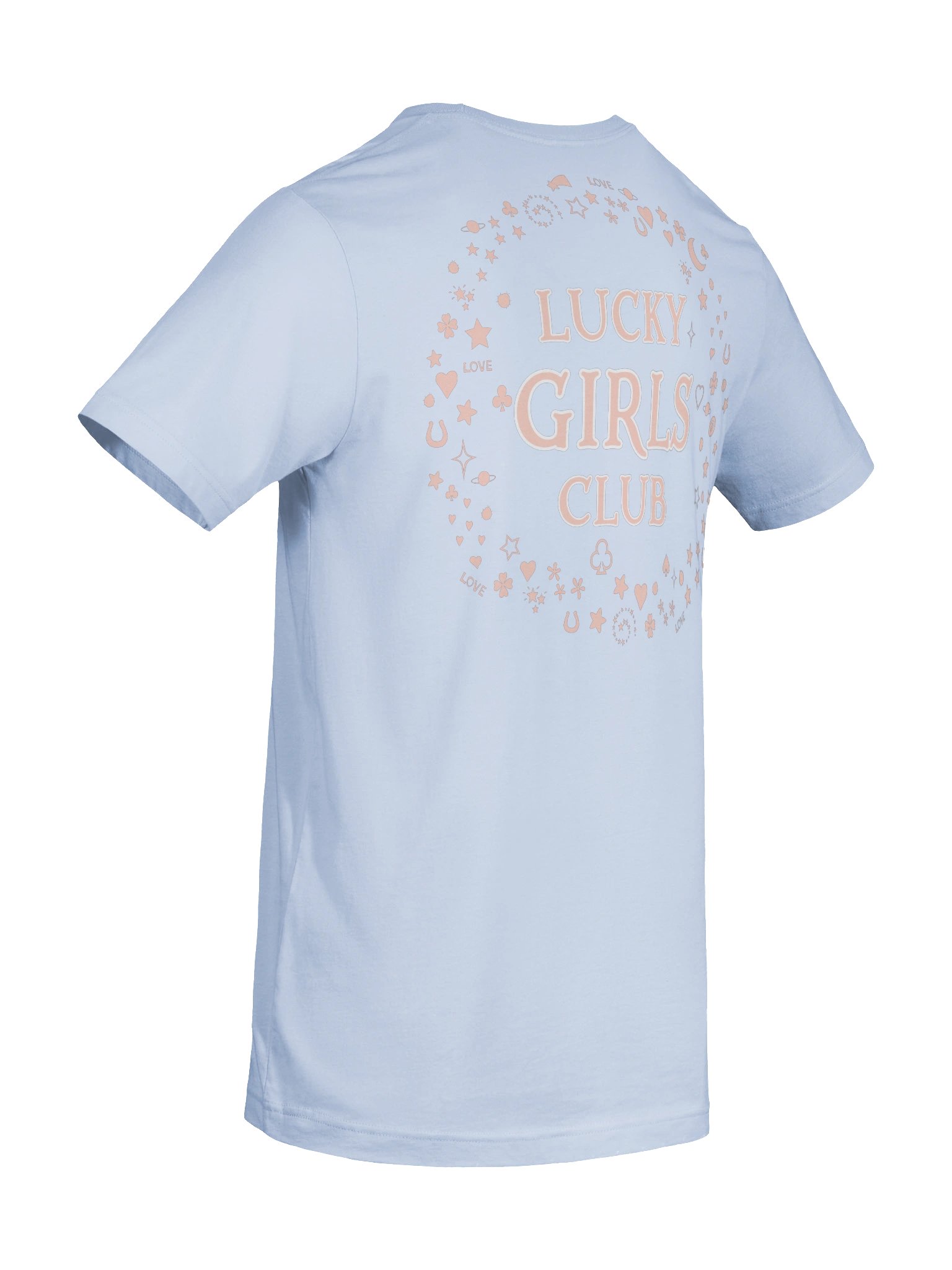 Minimal Pink Bloom T-Shirt Lucky Girls Club product image (71)