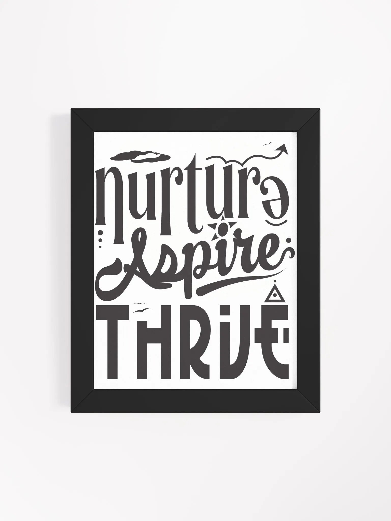 "Nurture Aspire THRIVE" Poster product image (58)
