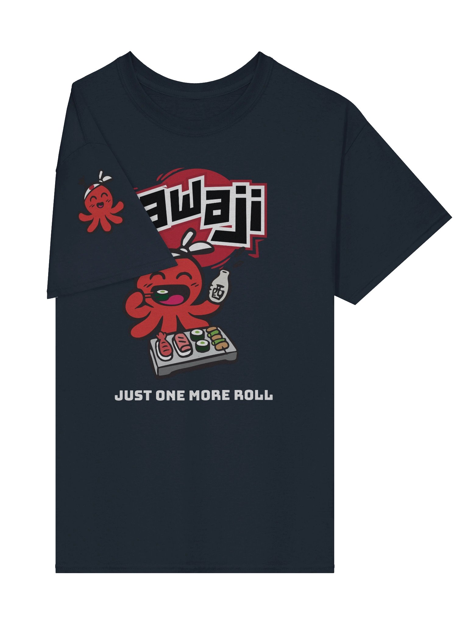 Awaji Just One More Roll Tee Navy product image (4)