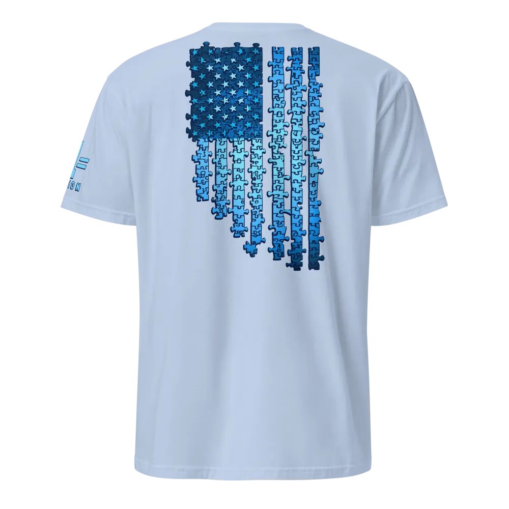 Autism Sky Puzzle American Flag product image (9)