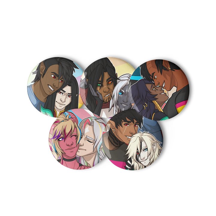 VOIDSINGER - Pride pin pack product image (3)