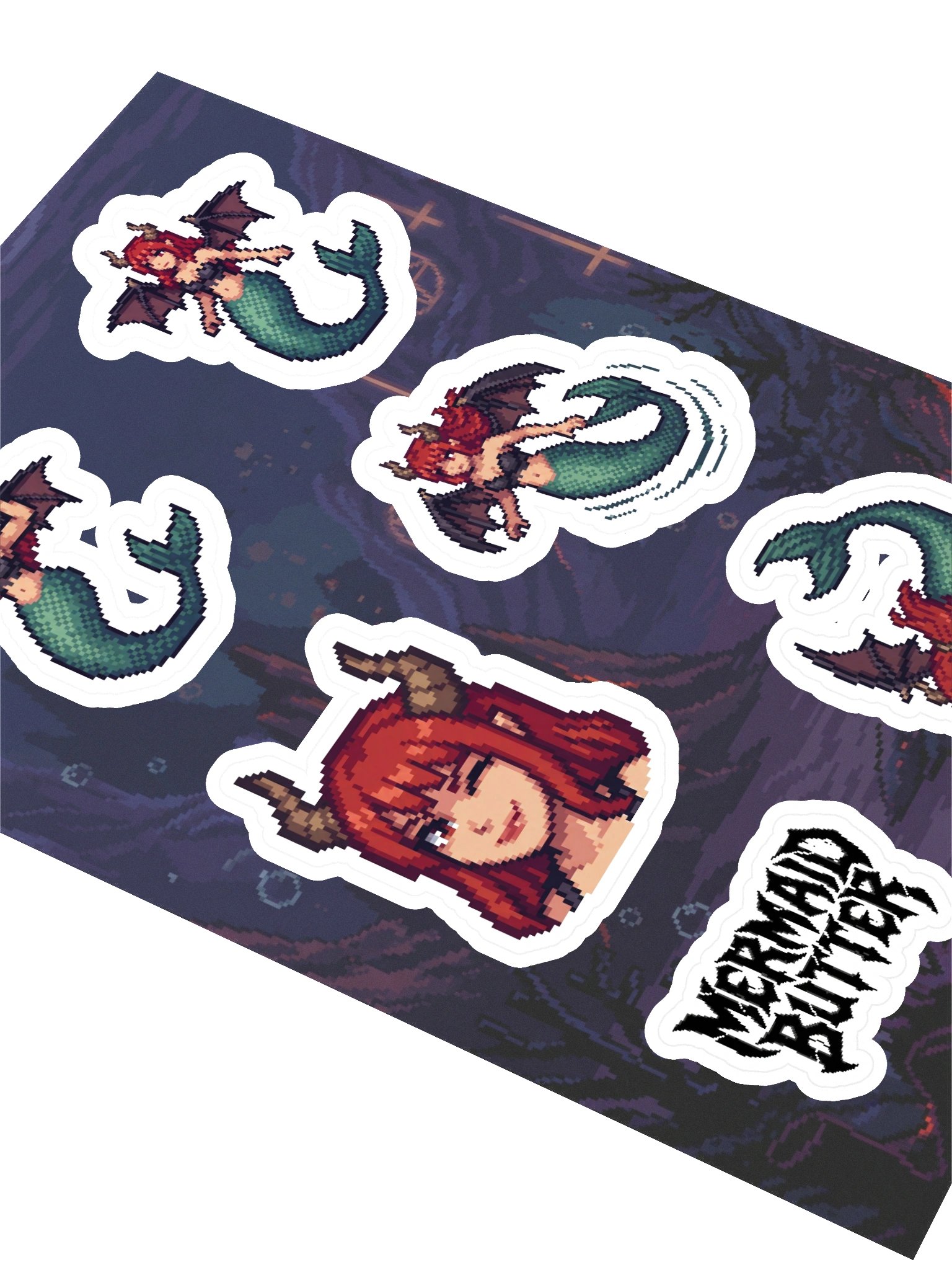 Succubus Mermaid Sticker Pack product image (2)