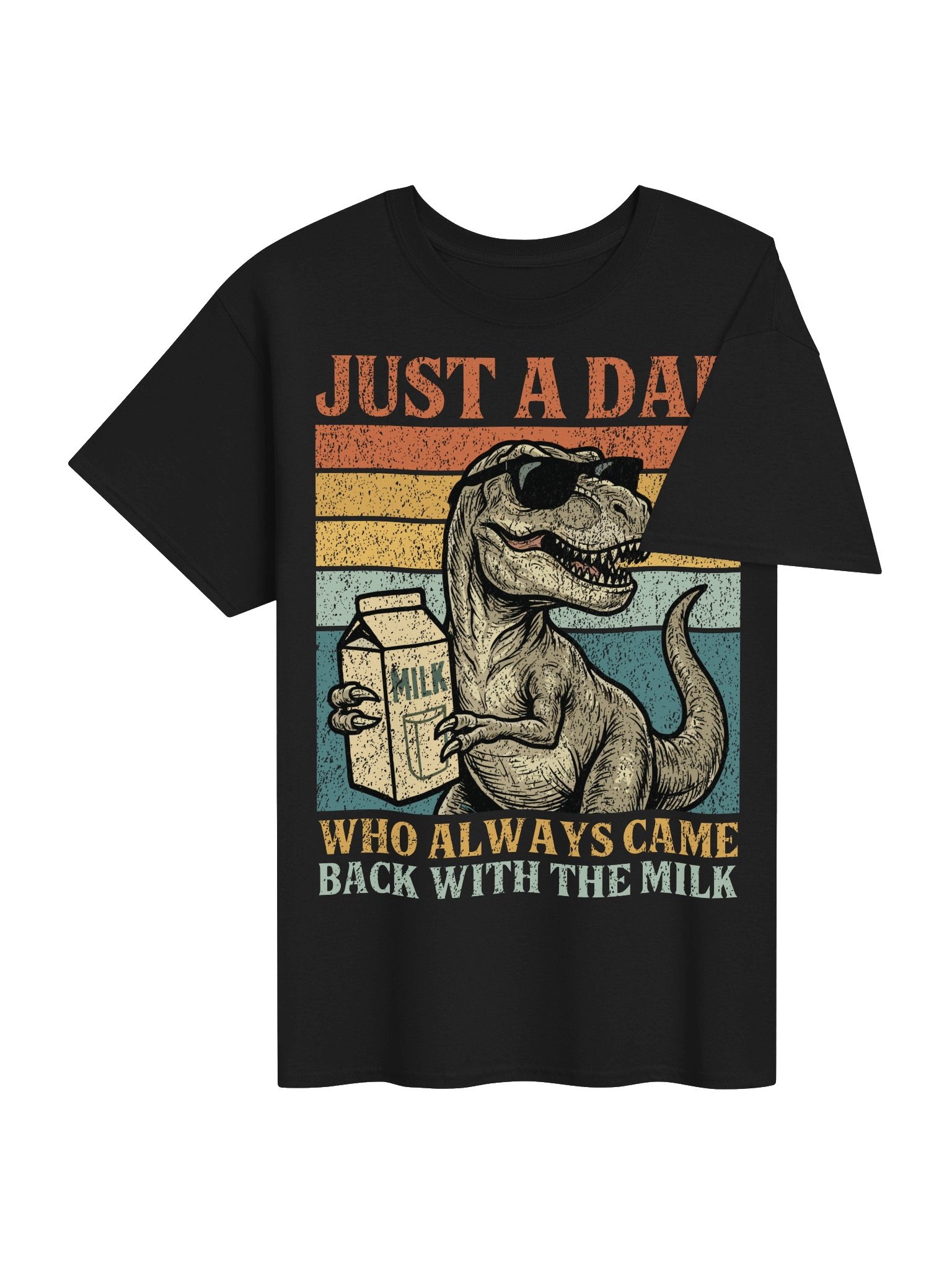 Just A Dad Who Always Come Back With The Milk Shirt product image (4)