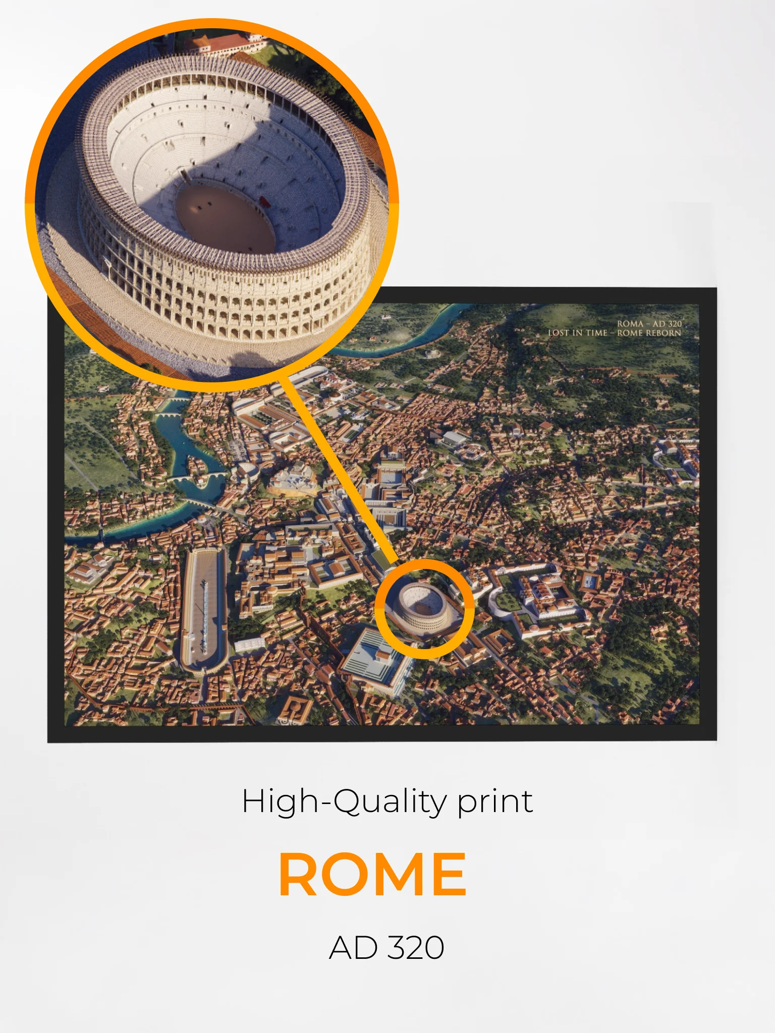 The Rome Poster (Framed) product image (6)