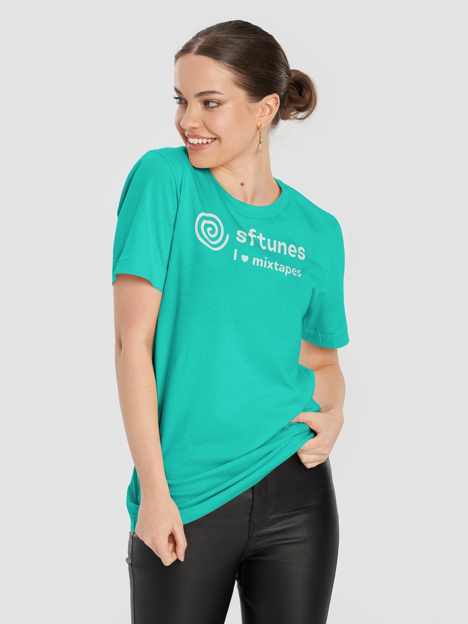 I ♥ mixtapes tee (Teal) product image (11)