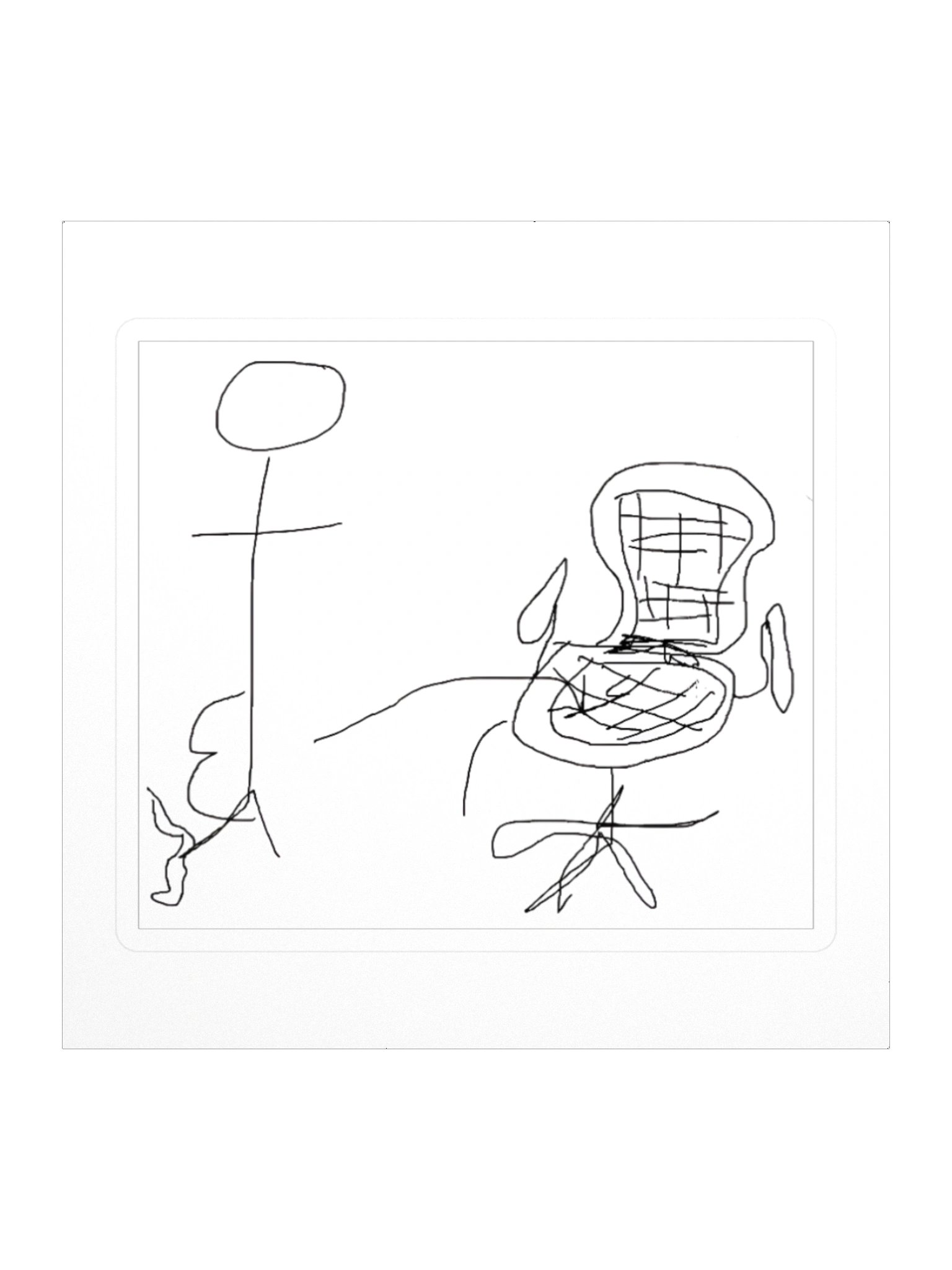 Errl Chair Drawing product image (1)