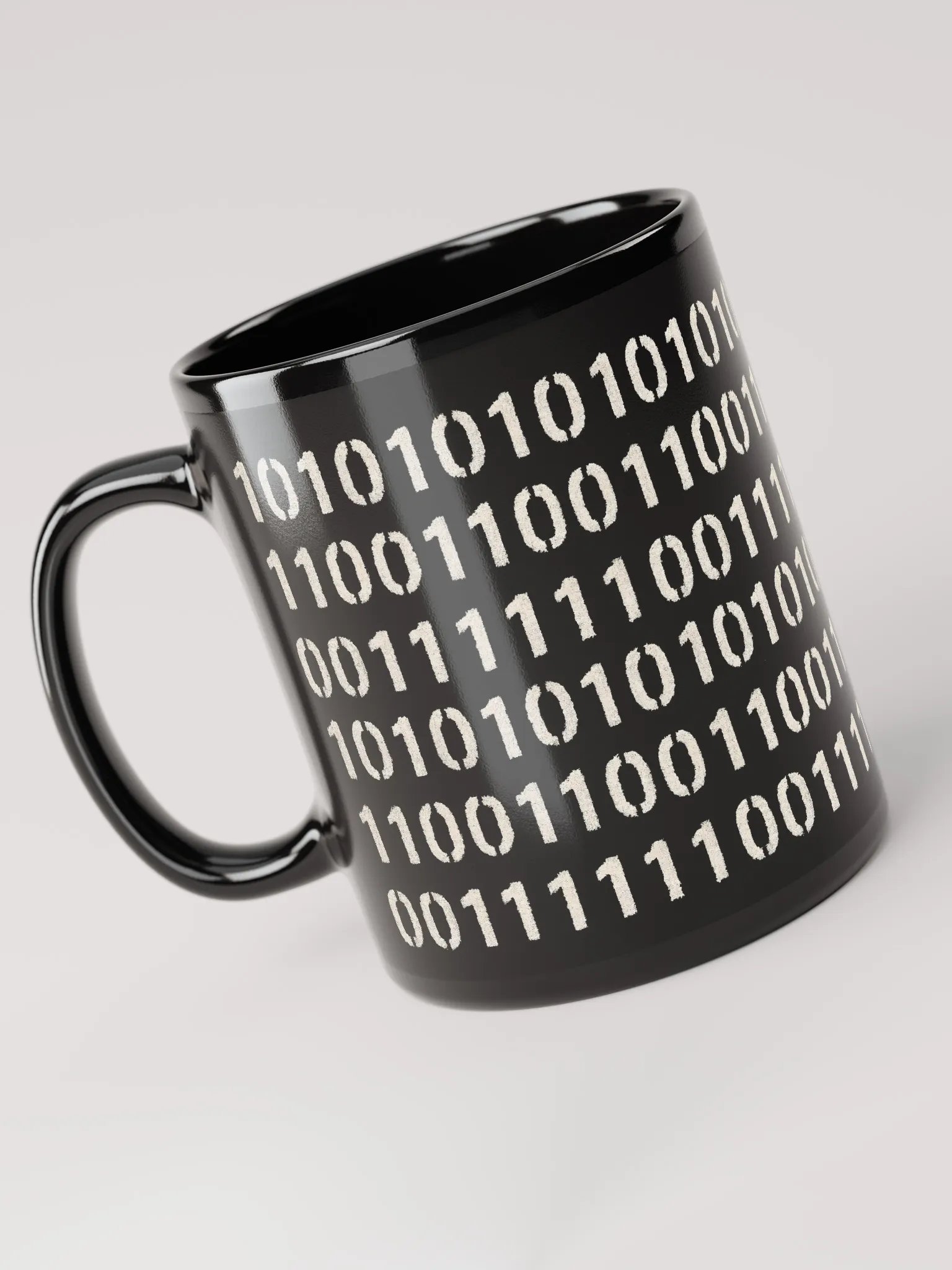 Black Binary Code Data Mug product image (3)