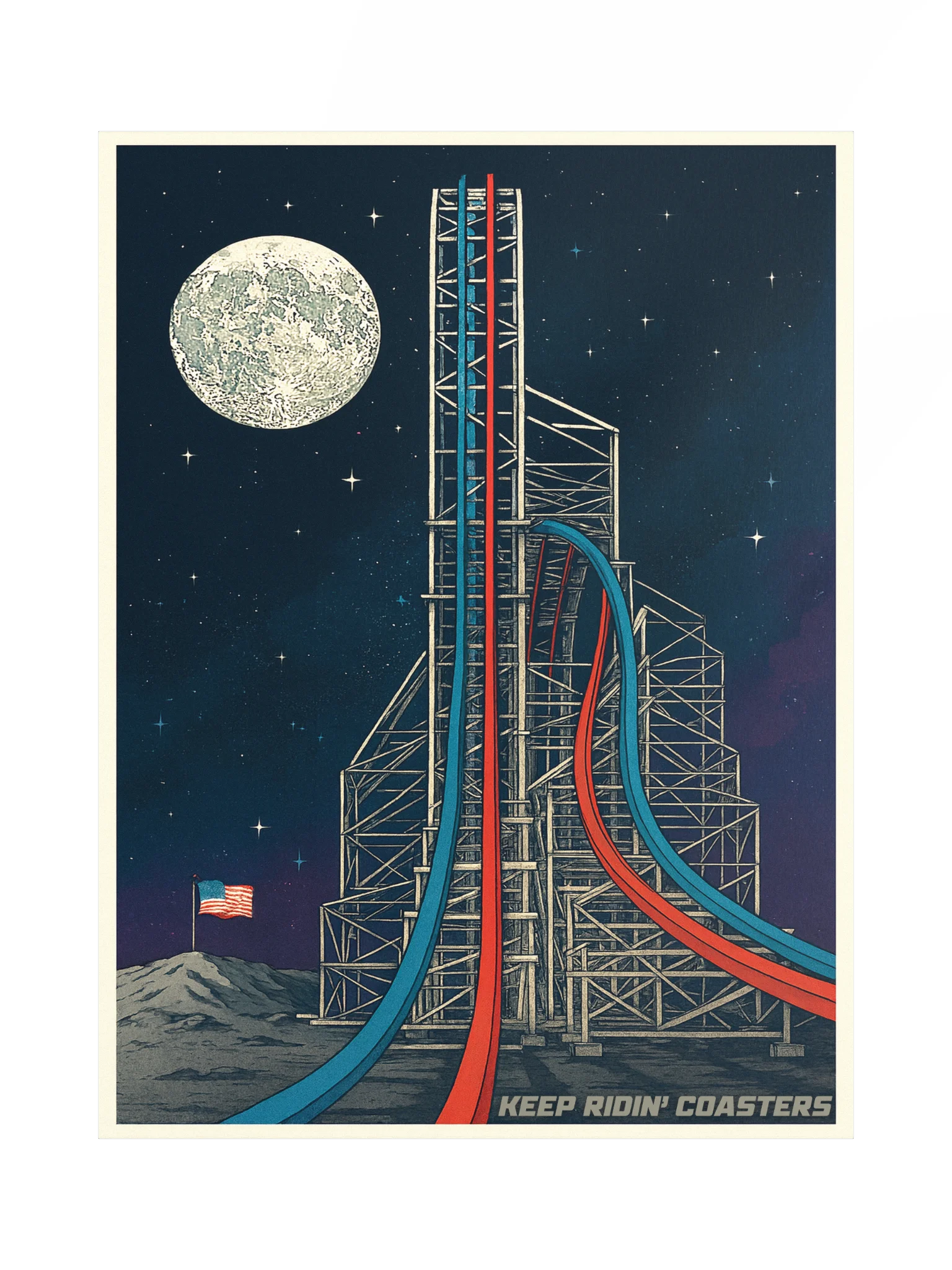 AF1 - Keep Ridin' Coasters | 18x24" Poster product image (1)