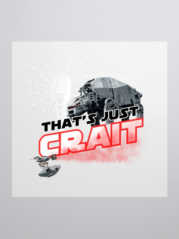 That's Just Crait! sticker product image (3)
