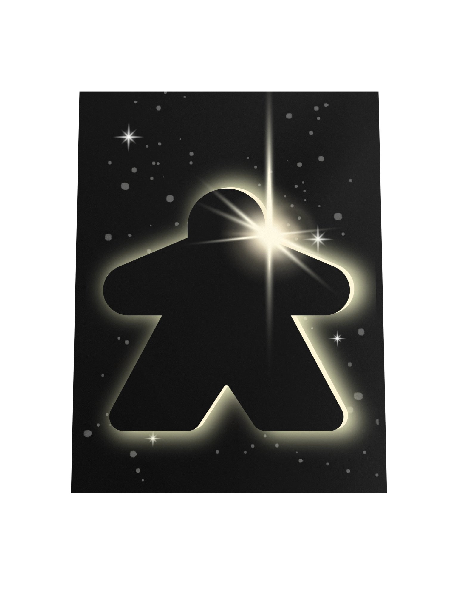 Meeple Eclipse Board Game Room Poster - UNFRAMED product image (7)