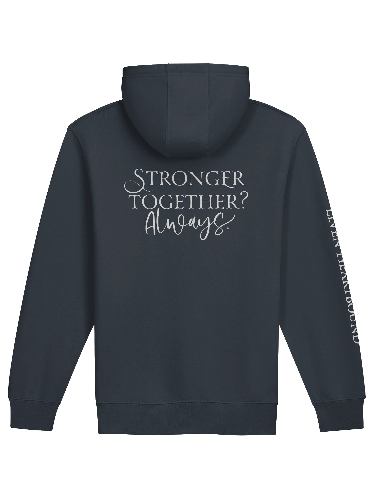 Elven Heartbound Zip Hoodie ~ "WHO YOU ARE IS ENOUGH" + "Stronger Together? Always." product image (2)