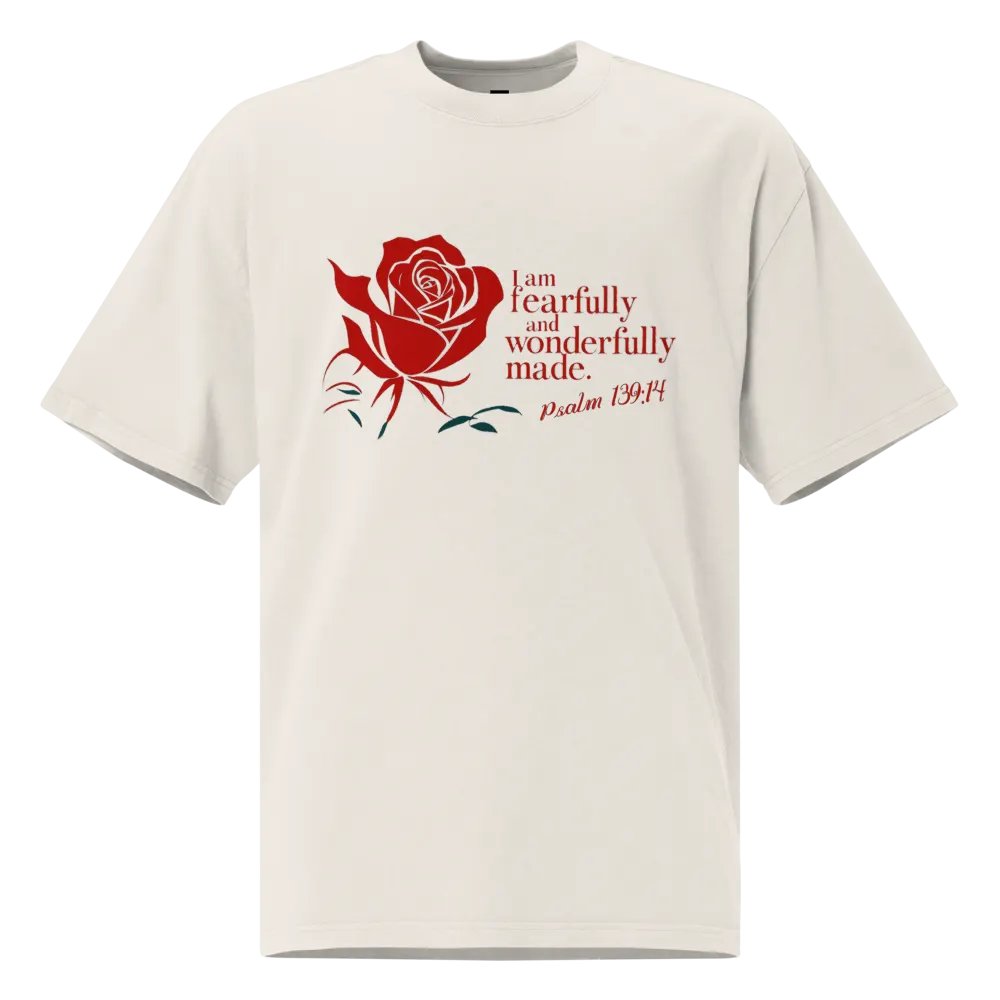 Fearfully and Wonderfully Made Oversized Tee product image (3)