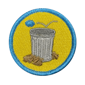 Missed Trash Can (de)Merit Badge | Tested