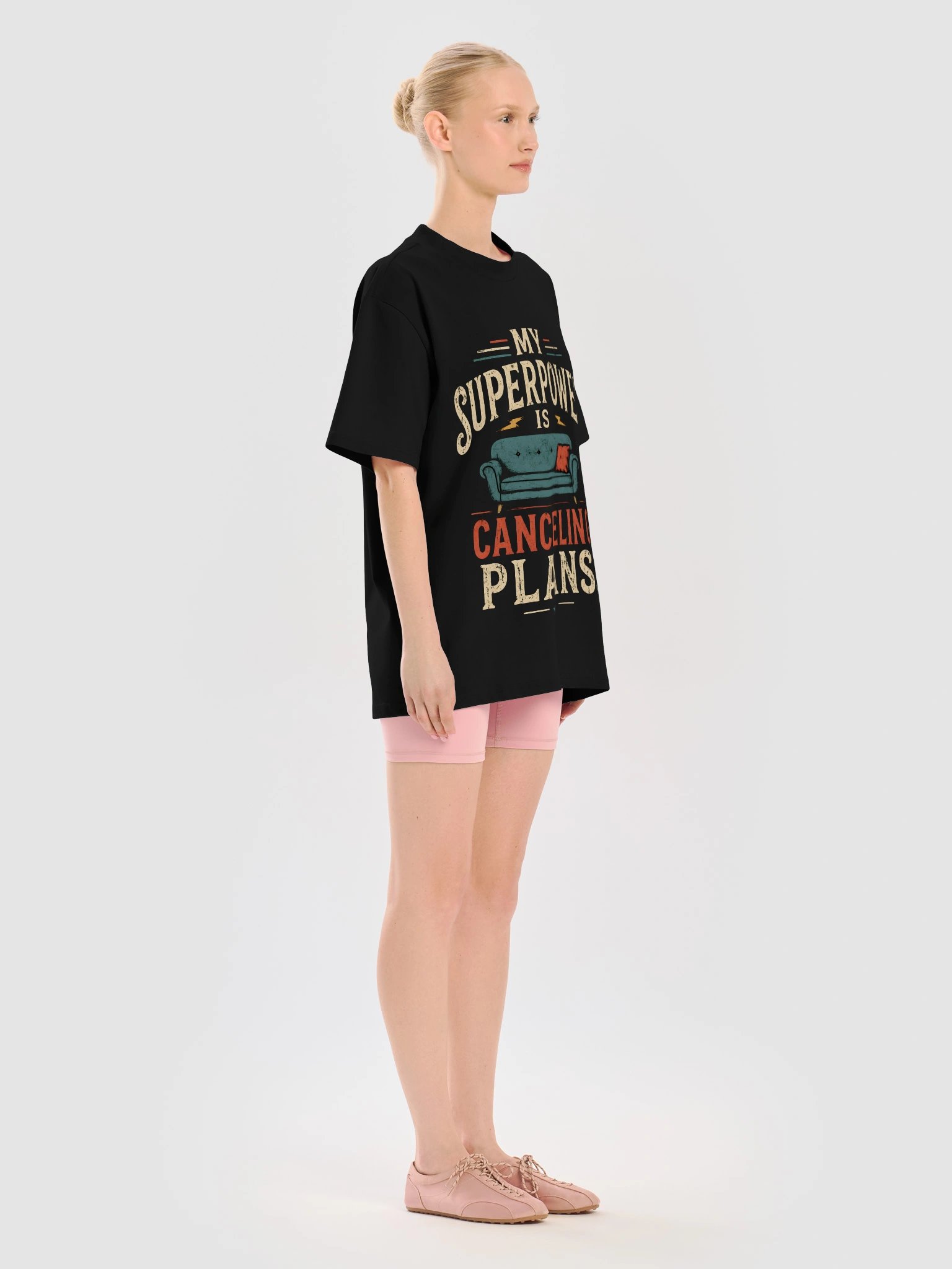 My Superpower Is Canceling Plans T-Shirt | Funny Introvert Tee | Vintage Retro Graphic Shirt | Sarcastic Humor Gift for Homebody product image (10)
