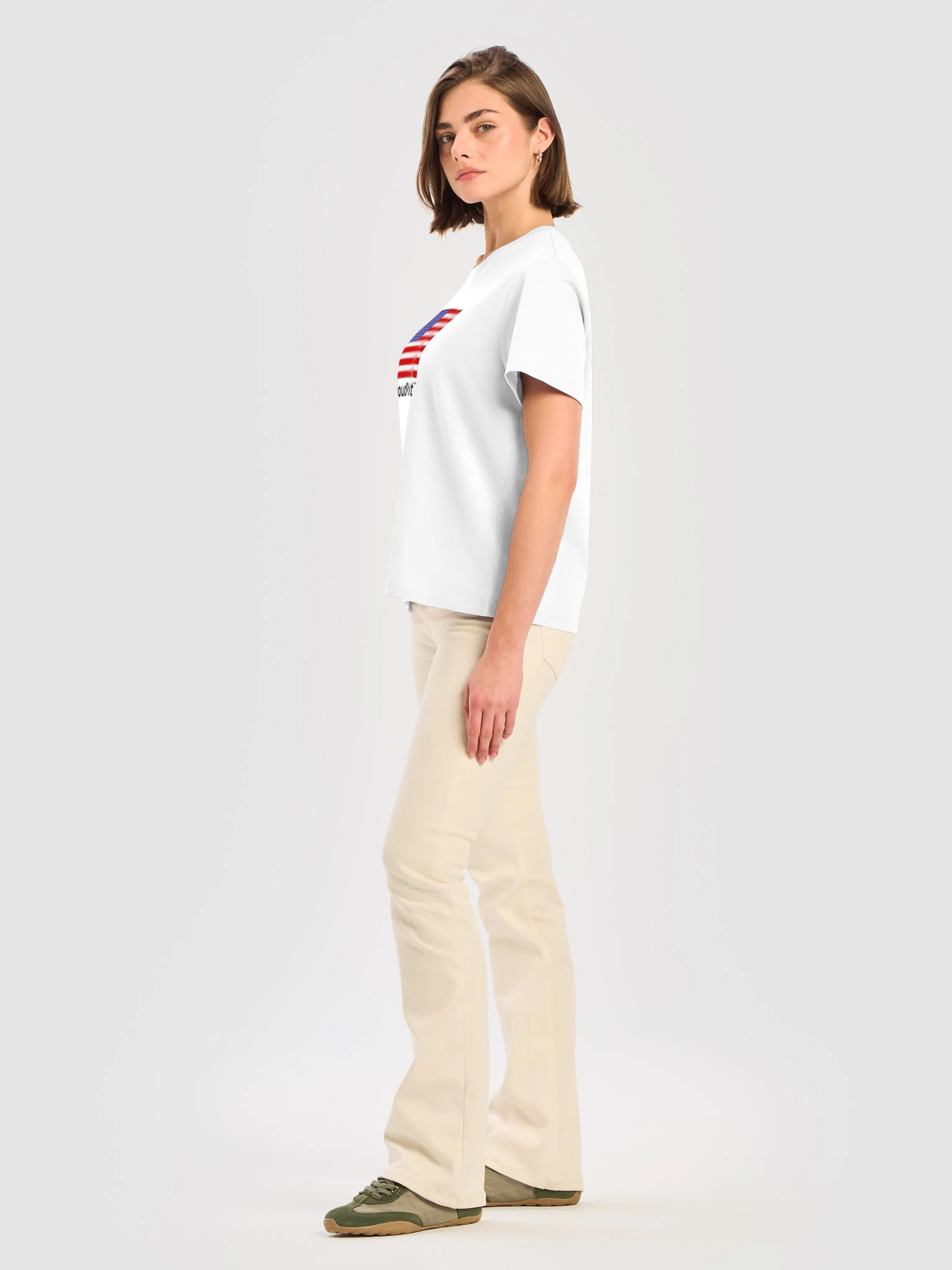 Women's Proud Ribbed Neck T-Shirt product image (4)
