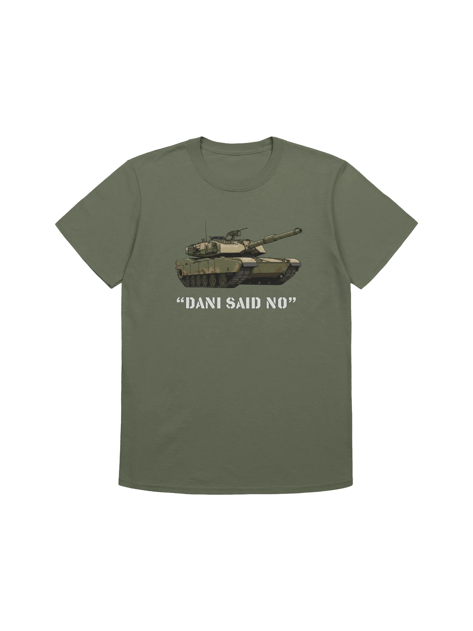 DANI SAID NO Camo Tank Gildan Softstyle T-Shirt product image (57)