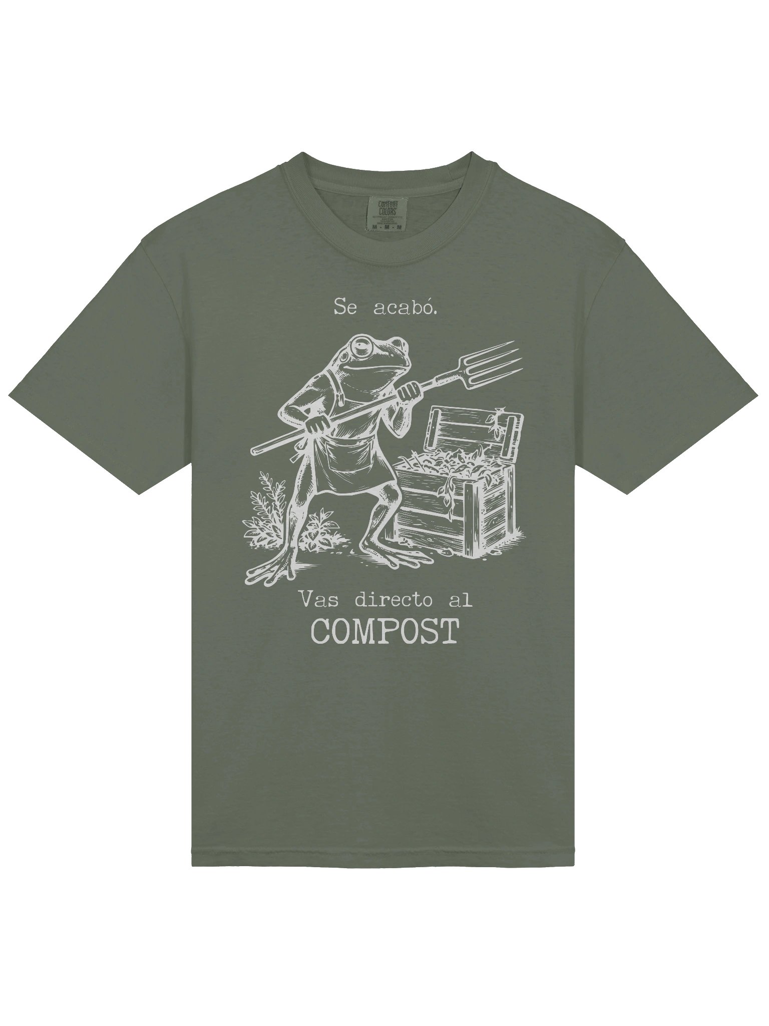 Camiseta Se Acabó Vas Directo al Compost | Camiseta Divertida de Jardinería | Camiseta Moss para Amantes del Huerto product image (3)