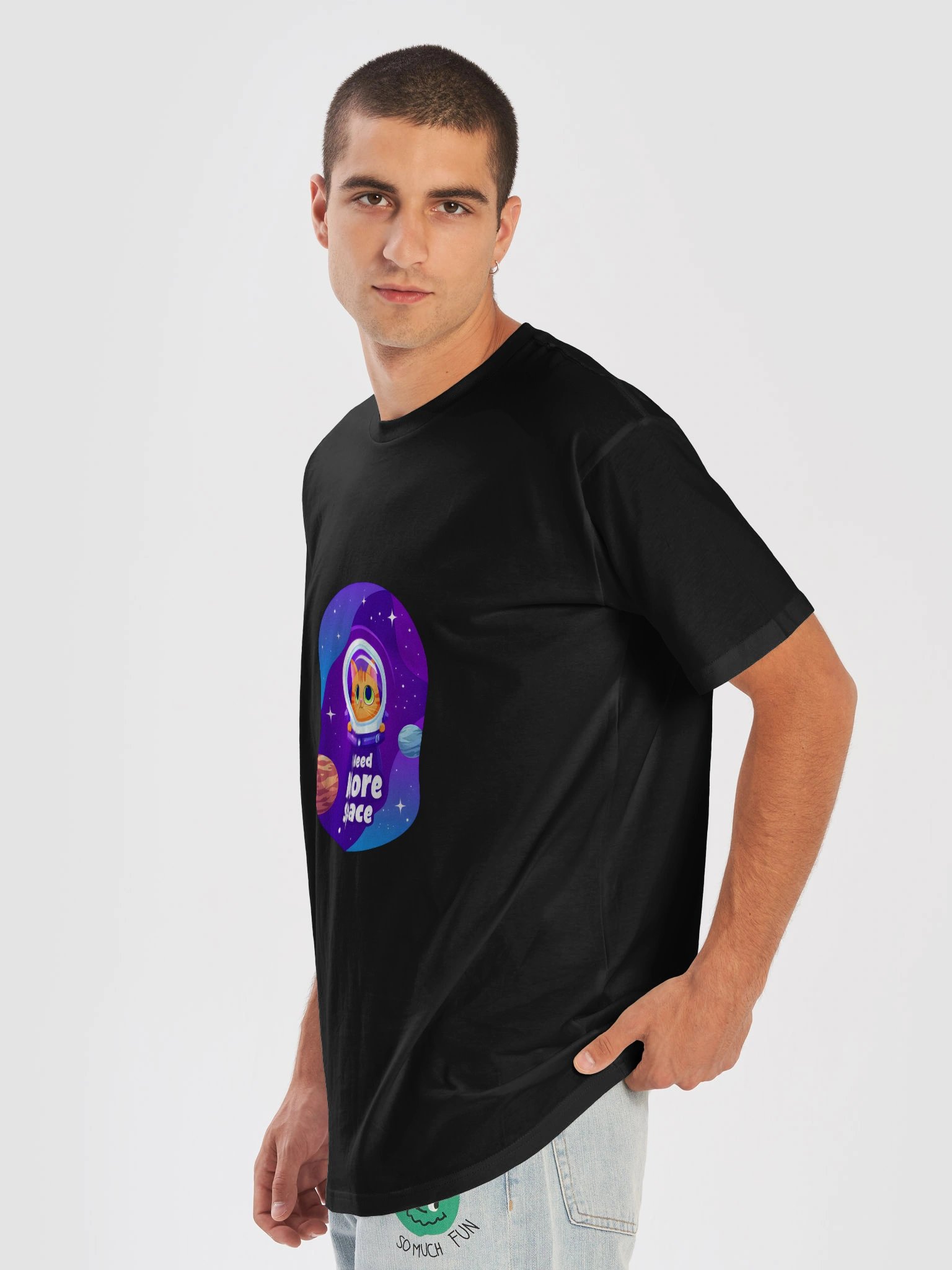 Space Cat Unisex Premium T-Shirt product image (35)