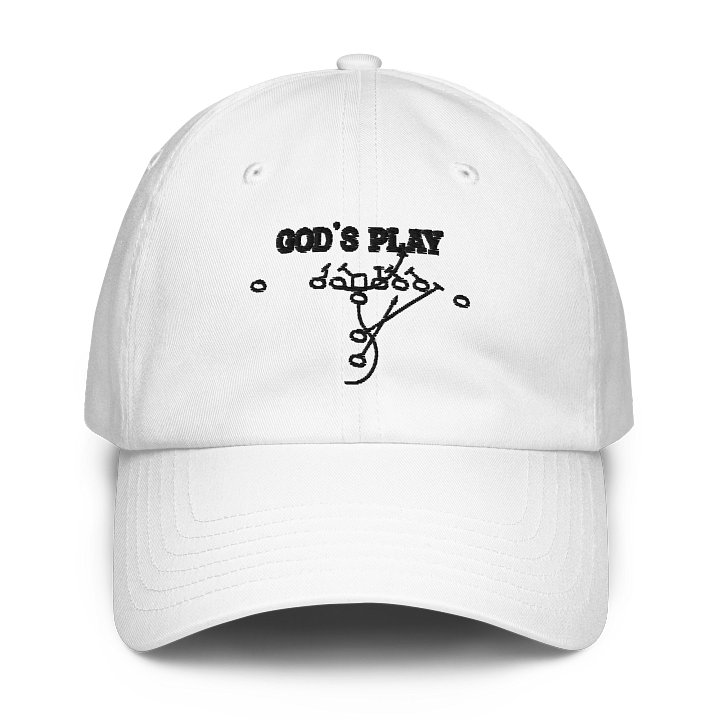 God's Play Black Embroidering Under Armour Dad's Cap product image (1)