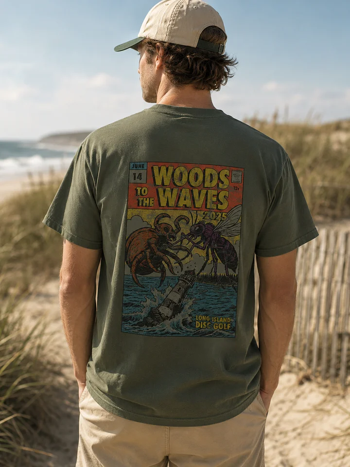 Woods to Waves 2025 –Tournament Stamp Shirt product image (1)