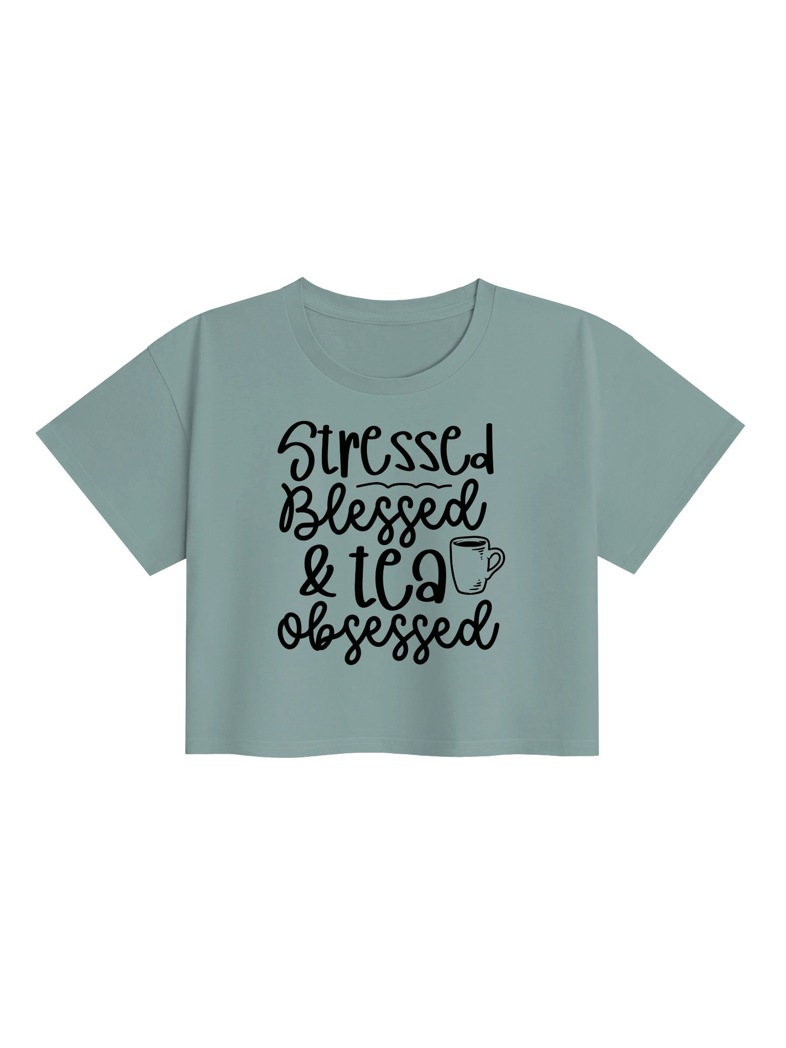 Tea Obsessed Crop Top product image (1)