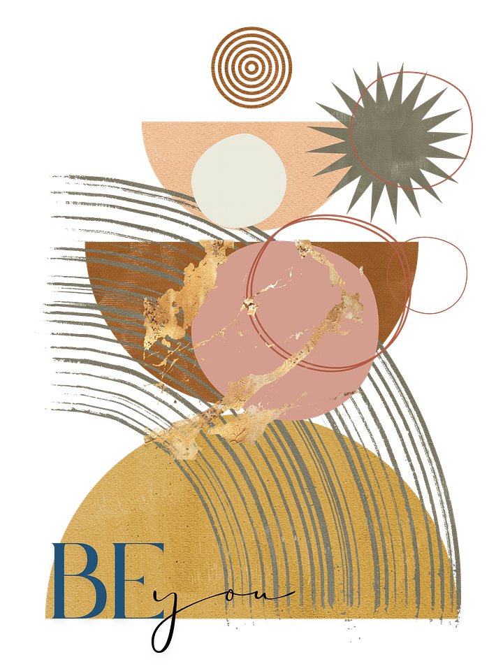 'Be You ' Abstract Print #1 product image (2)