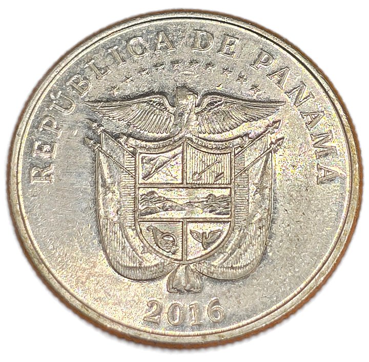 What Is This Find - 2016 Panama 100 Años Colorized 1/4 Balboa product image (2)